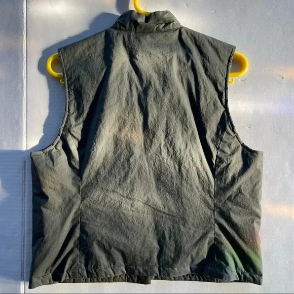 Dockers Vest Green Navy  Women Size Petit Medium - Picture 6 of 13